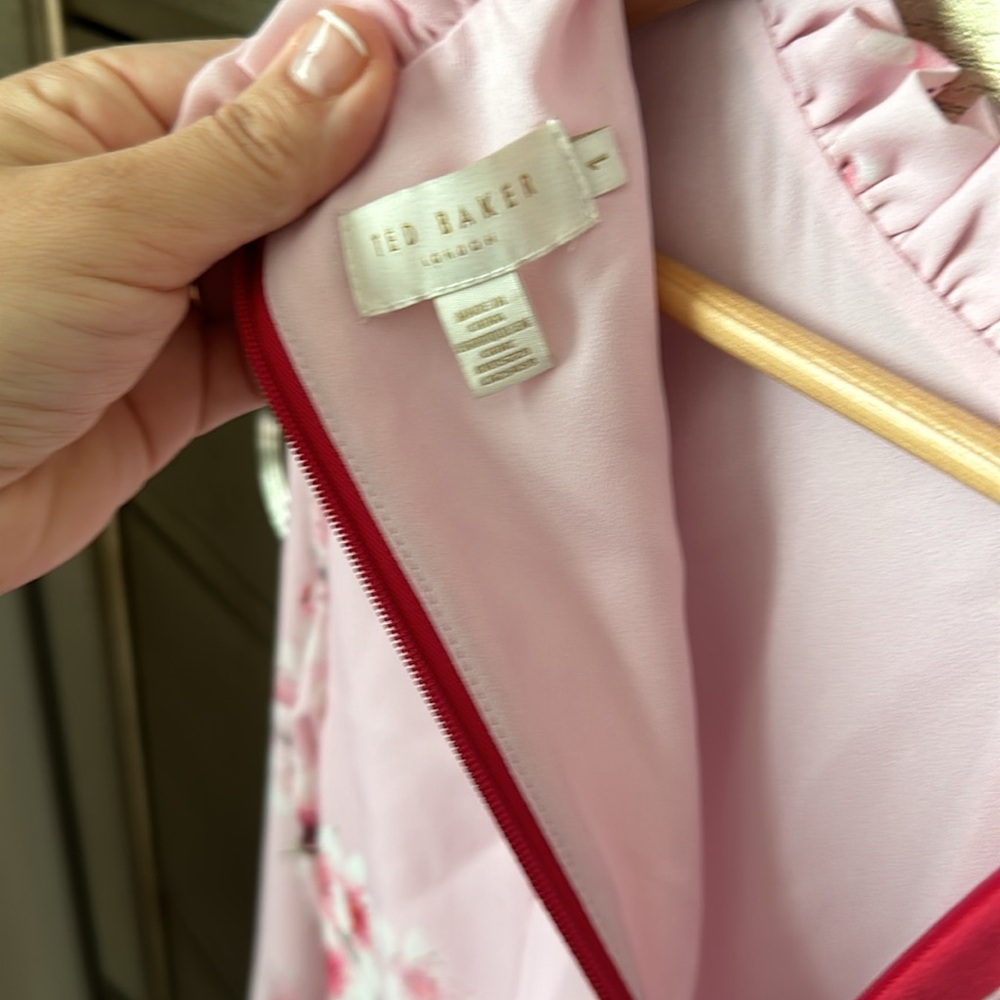 🛍️SALE🛍️ Ted Baker London Heydii Cherry Blossom Mini Dress (NWOT) - Picture 6 of 8
